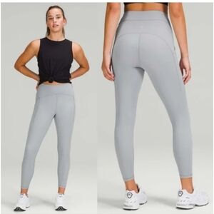 Lululemon Power Thru High-Rise Tight‎ 25" In Rhino Grey